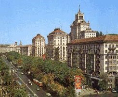 Kreshchatik Street, c. 1995